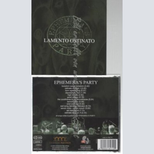 CD--EPHEMERA'S PARTY--    LAMENTO OSTINATO