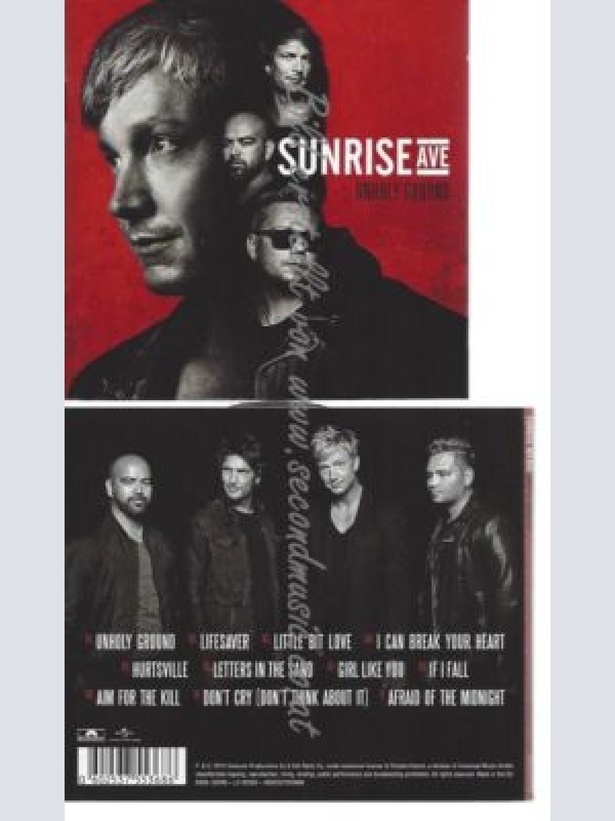 CD--SUNRISE AVENUE--    UNHOLY GROUND