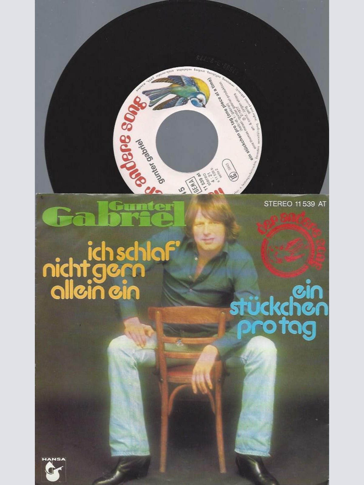 7"    Gunter Gabriel  Ich Schlaf' Nicht Gern Allein Ein