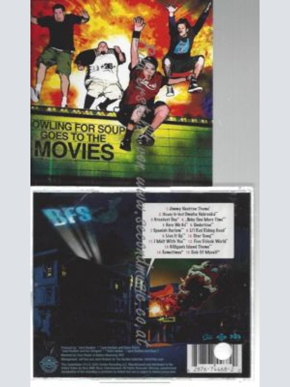 CD--   BOWLING FOR SOUP GOES TO THE MOVIES