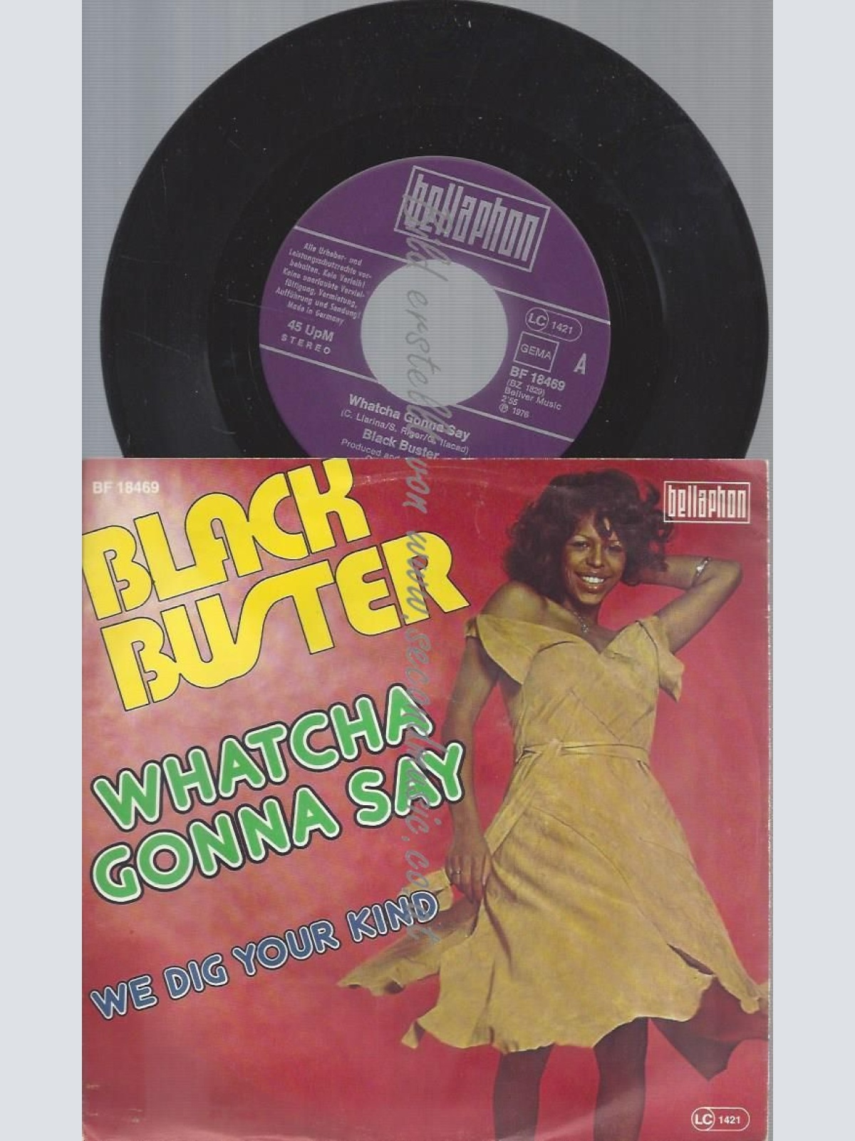 7"   Black Buster – Watcha Gonna Say