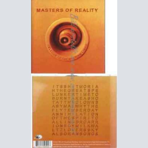 CD--MASTERS OF REALITY | --WELCOME TO THE WESTERN LODGE
