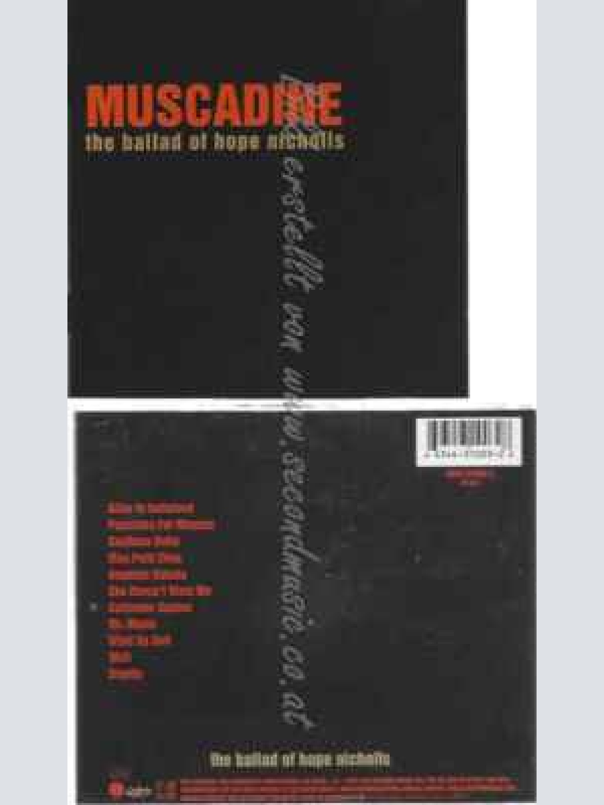 CD--MUSCADINE | --THE BALLAD OF HOPE NICHOLLS
