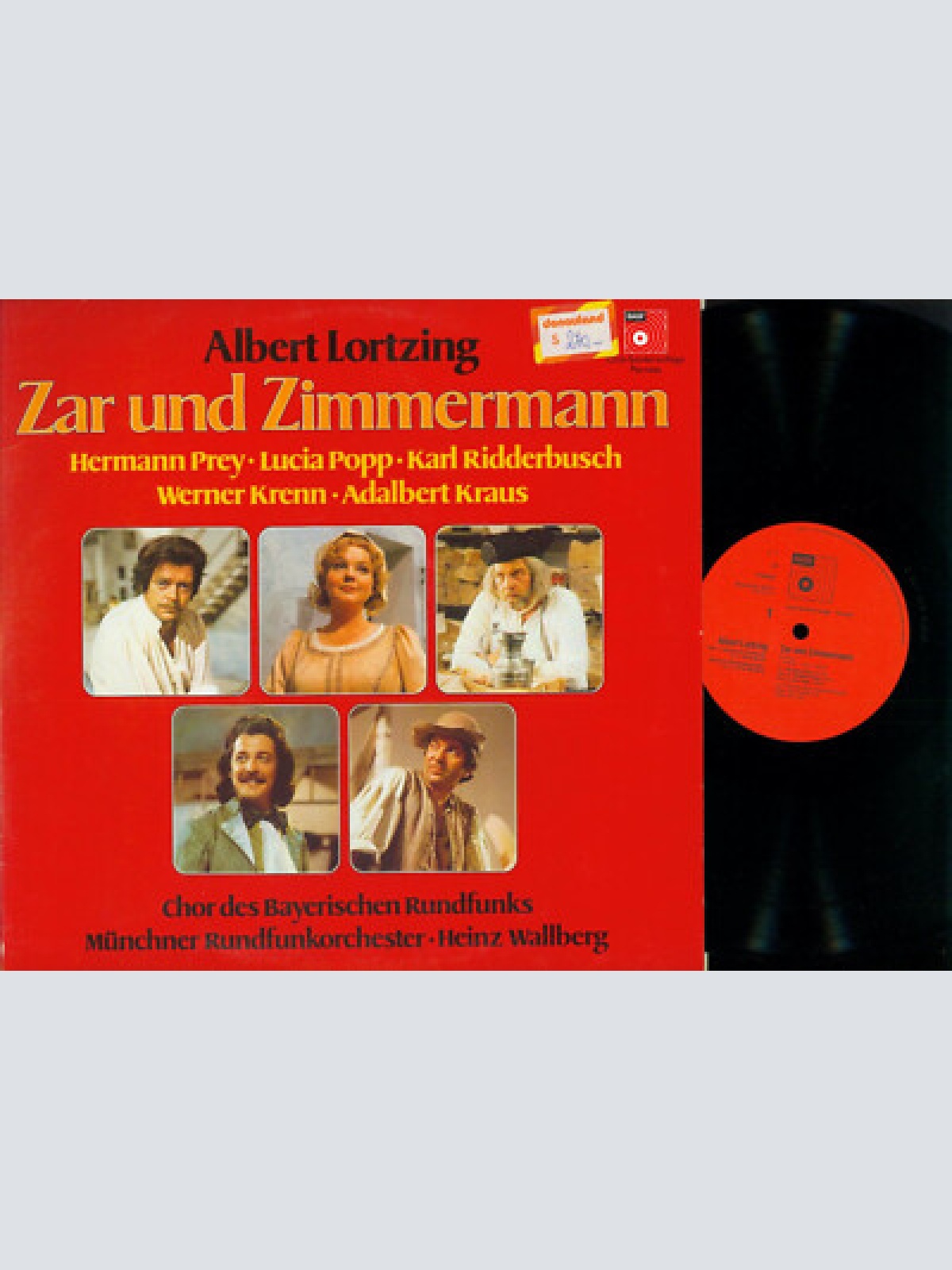3LP- Albert Lortzing   Zar und Zimmermann