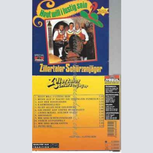 CD--SCHÜRZENJÄGER | --HEUT' WILL I LUSTIG SEIN
