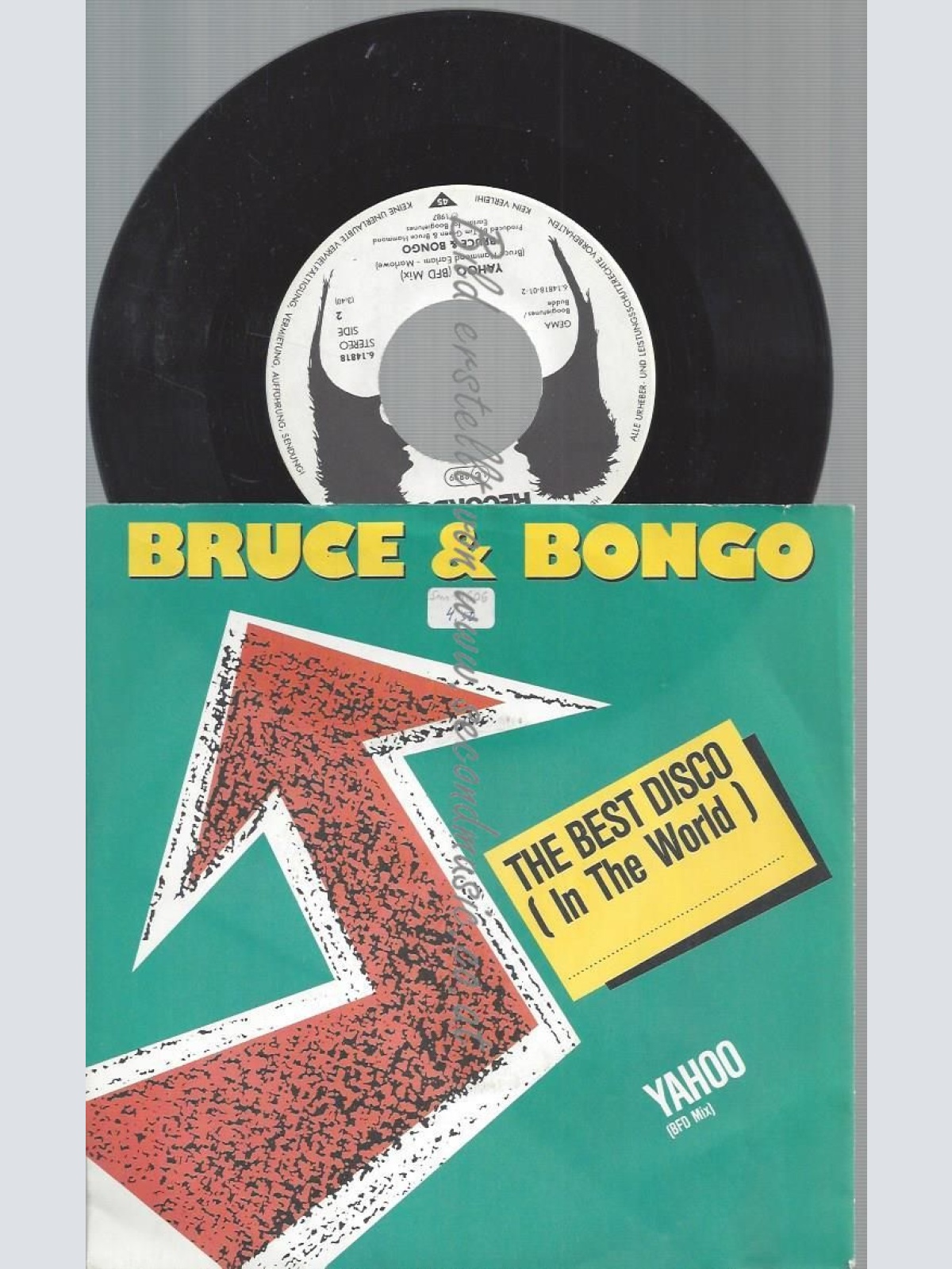 7" BRUCE & BONGO THE BEST DISCO