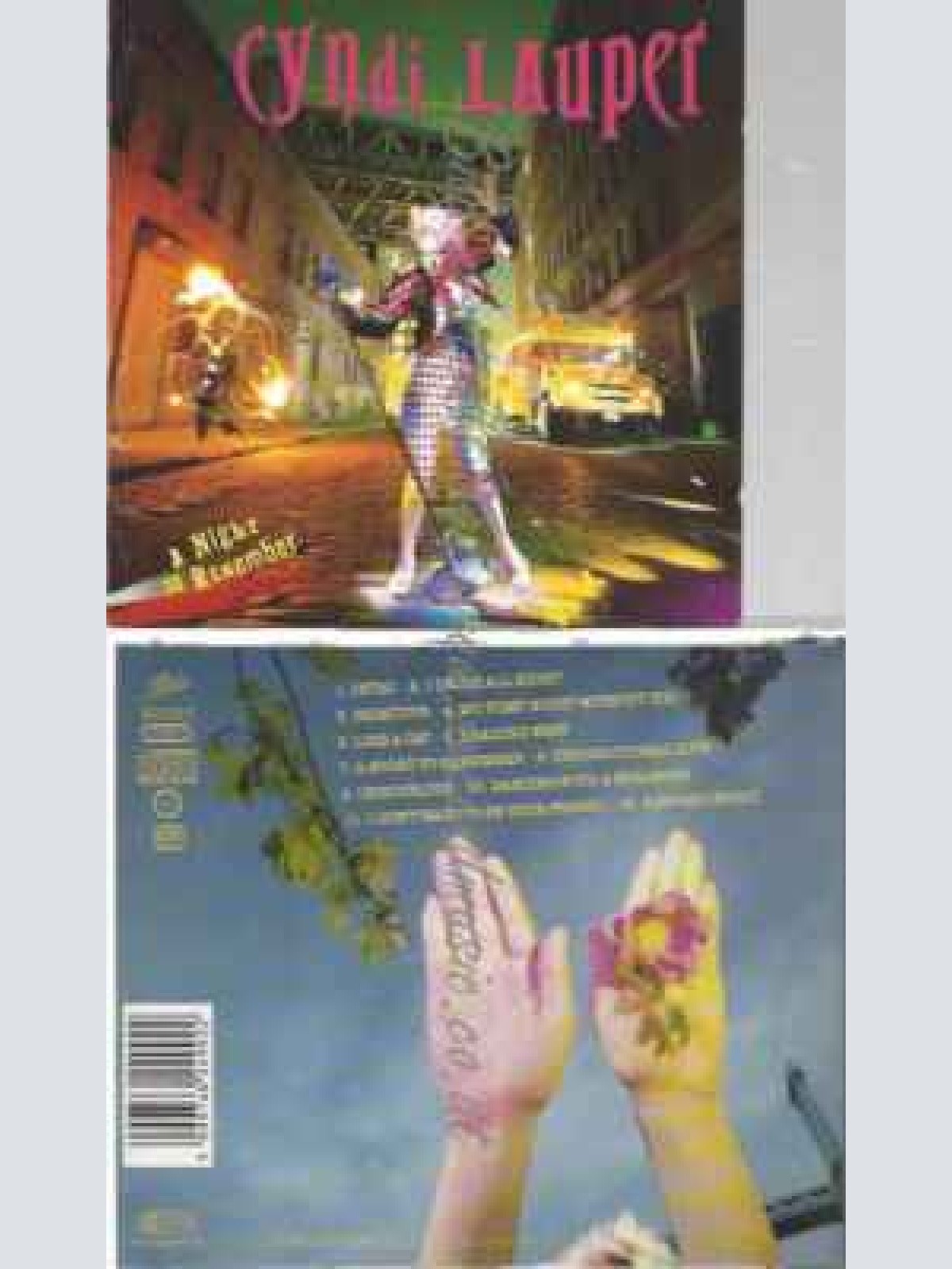 CD--CYNDI LAUPER | --A NIGHT TO REMEMBER