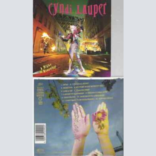 CD--CYNDI LAUPER | --A NIGHT TO REMEMBER