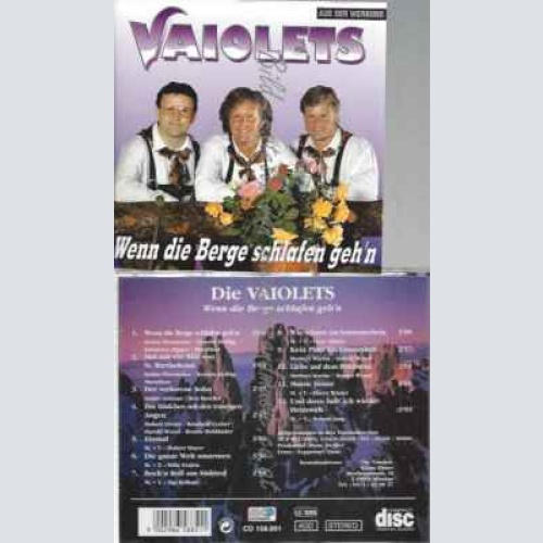 CD--VAIOLETS,DIE | --WENN DIE BERGE SCHLAFEN GEHEN