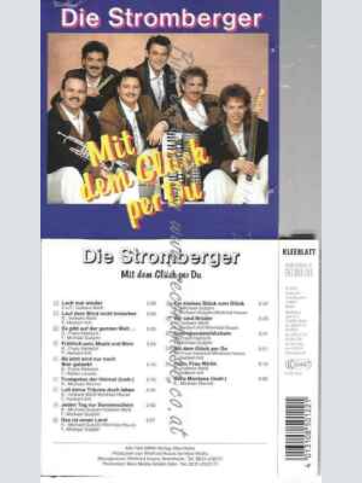 CD-- Die Stromberger Mit dem Glück per du