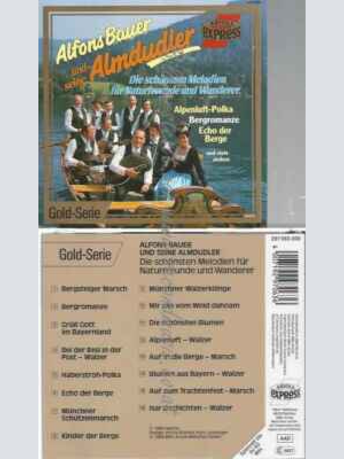 CD--ALFONS BAUER -DIE SCHÖNSTEN MELODIEN FÜR NATURFREUNDE