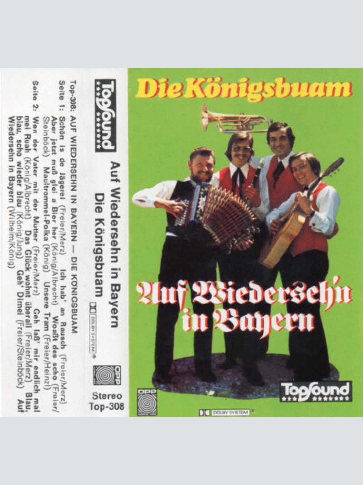 Cass, Album Die Königsbuam - Auf Wiederseh'n In Bayern