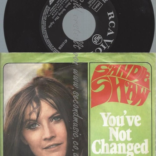7"   Sandie Shaw  You've Not Changed