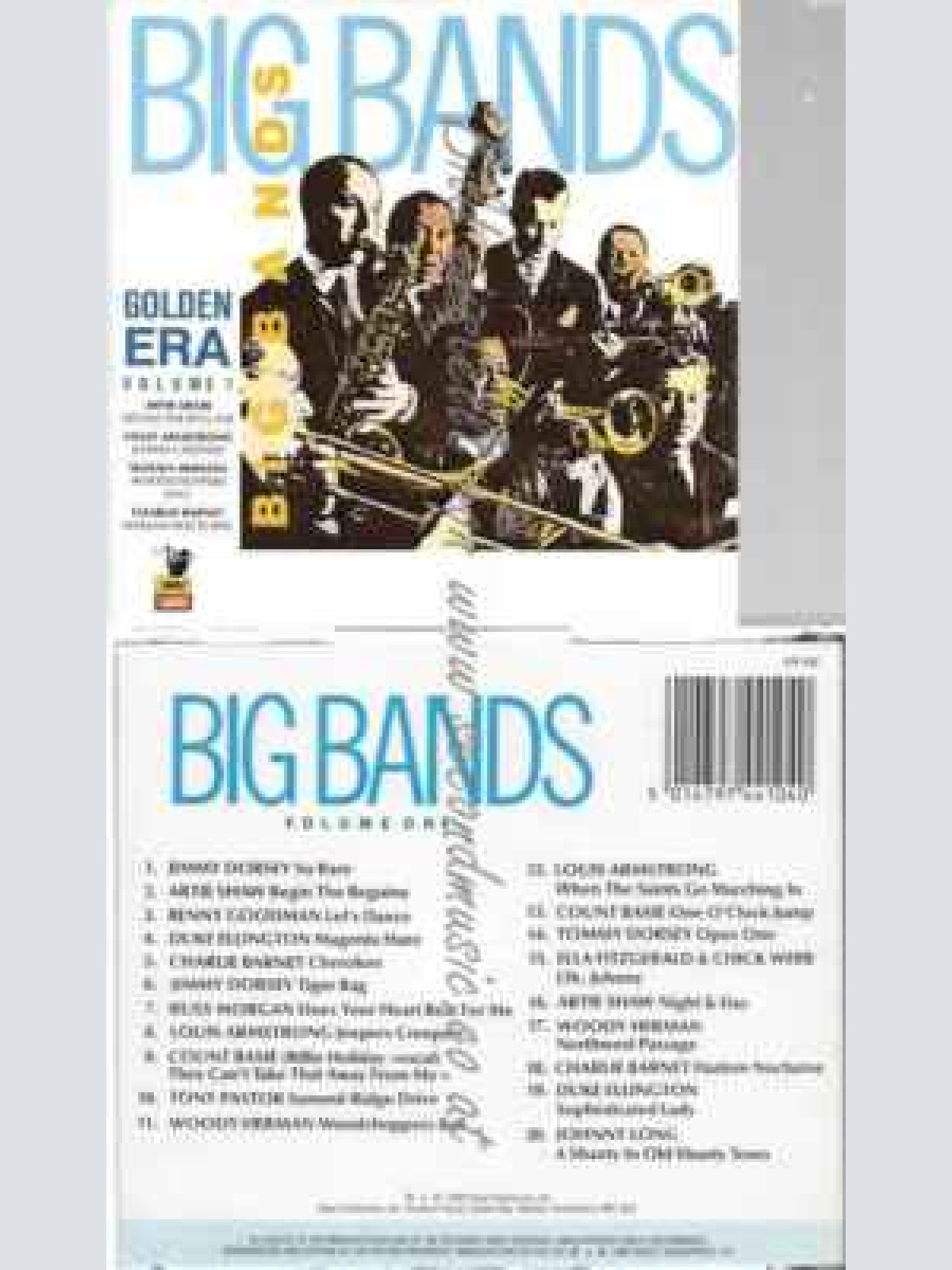 CD--VARIOUS, JIMMY DORSEY, ET AL.--BIG BANDS VOL. 1