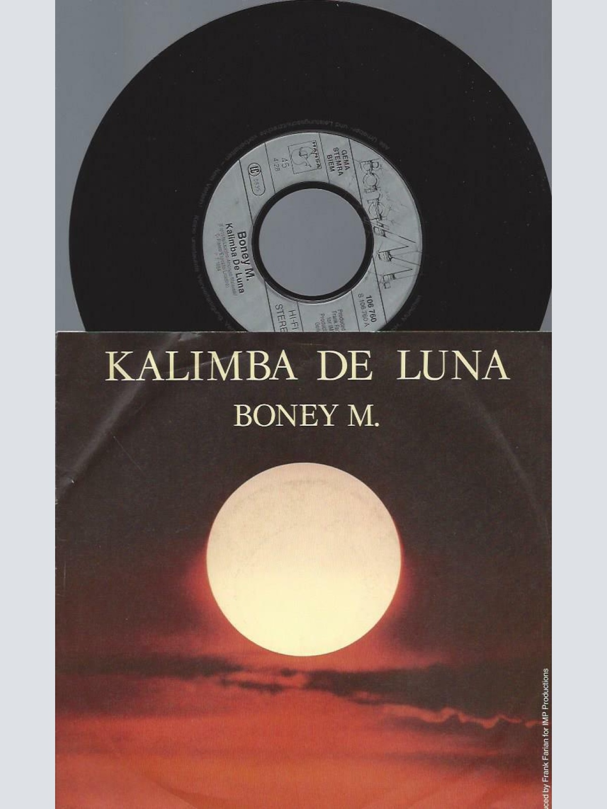 7" Boney M. – Kalimba De Luna