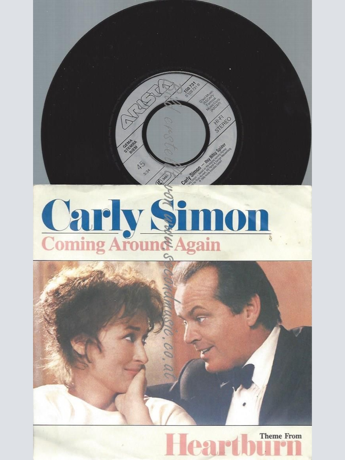 7"   Carly Simon – Coming Around Again