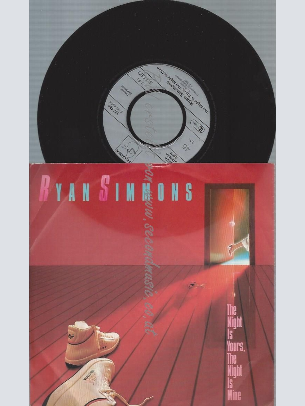 7"   Ryan Simmons – The Night Is Yours, The Night Is Mine
