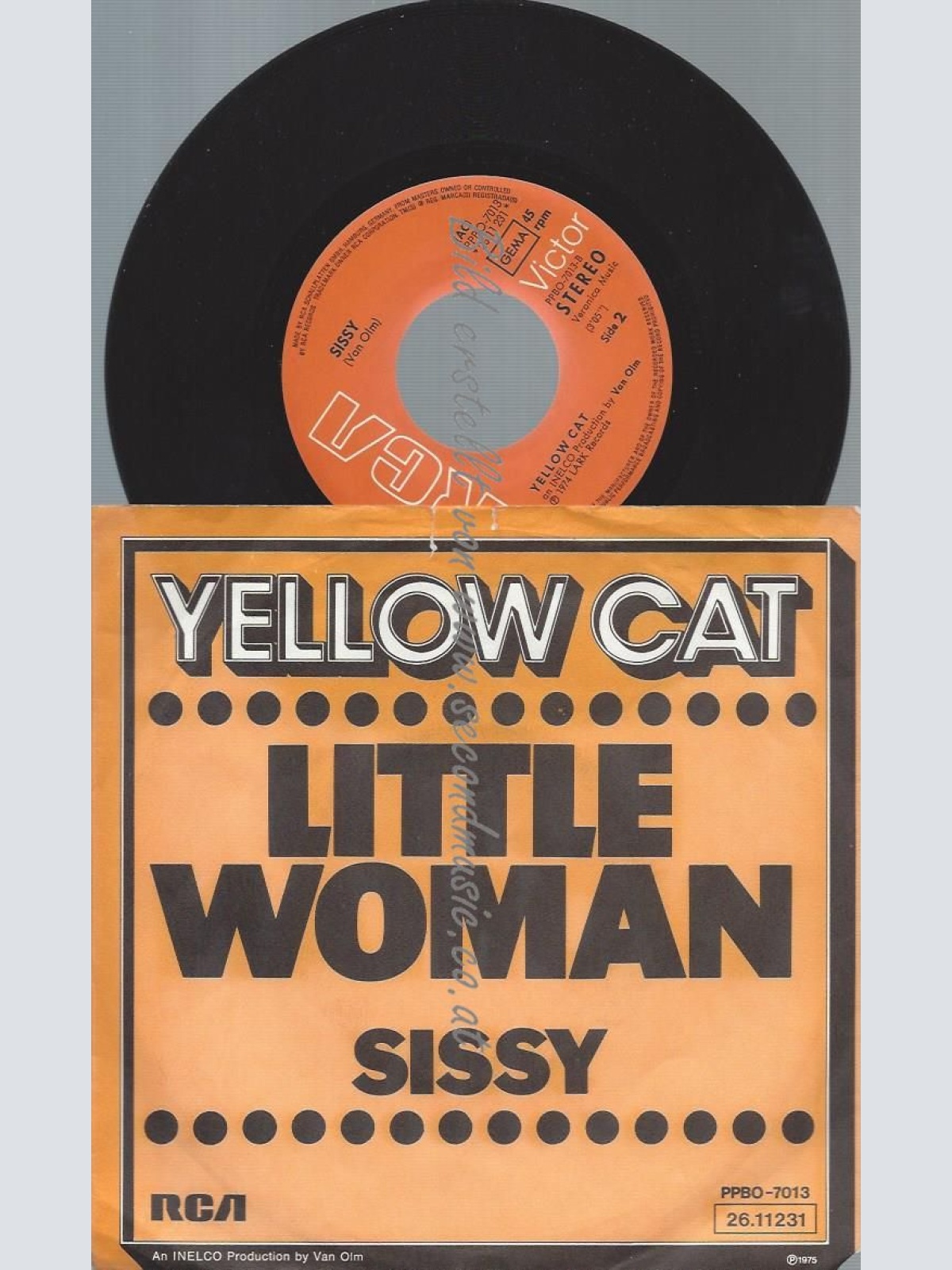 7" Yellow Cat   Little Woman