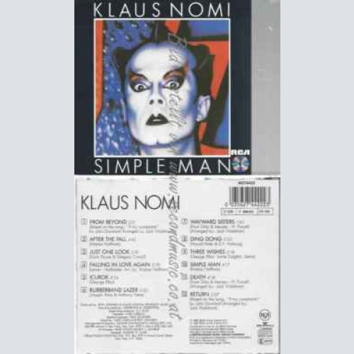 CD--KLAUS NOMI | --SIMPLE MAN