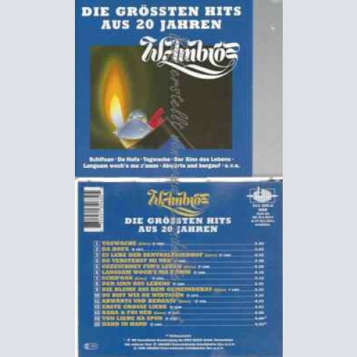 CD--WOLFGANG AMBROS | --GROESSTEN HITS AUS 20 JAHRE