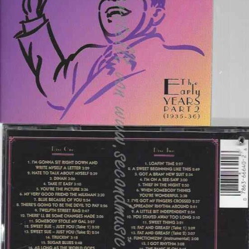 CD--FATS WALLER | --I'M GONNA SIT RIGHT DOWN - EARLY YEARS PART