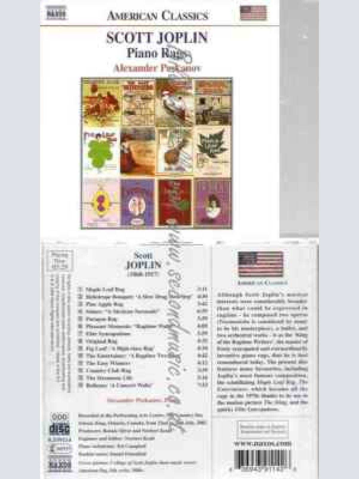 CD--PESKANOV,ALEXANDER UND JOPLIN,SCOTT | --PIANO RAGS