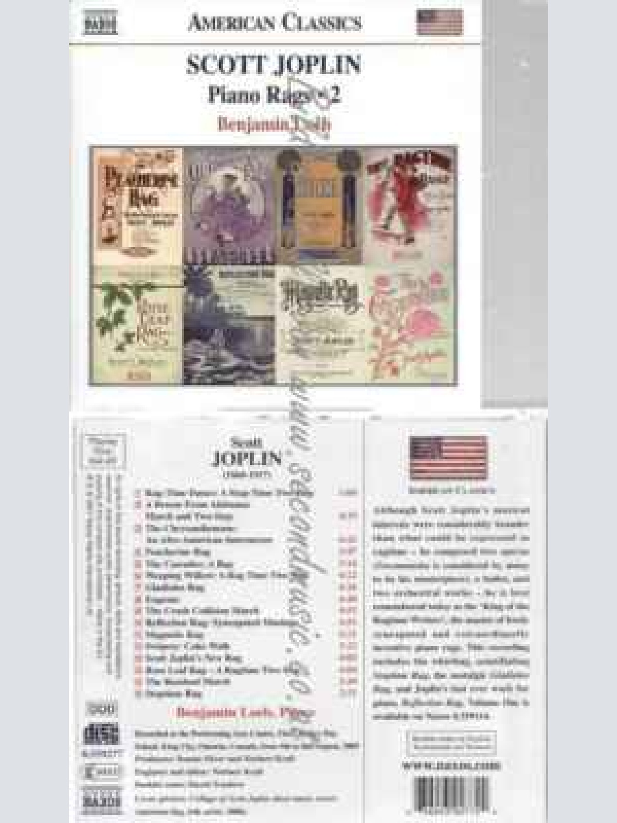 CD--LOEB,BENJAMIN UND JOPLIN,SCOTT | --PIANO RAGS VOL. 2