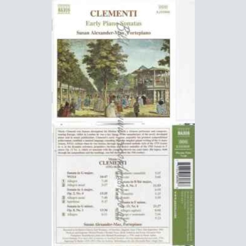 CD--ALEXANDER-MAX,SUSAN UND CLEMENTI,MUZIO | --FRÜHE KLAVIERSONATEN
