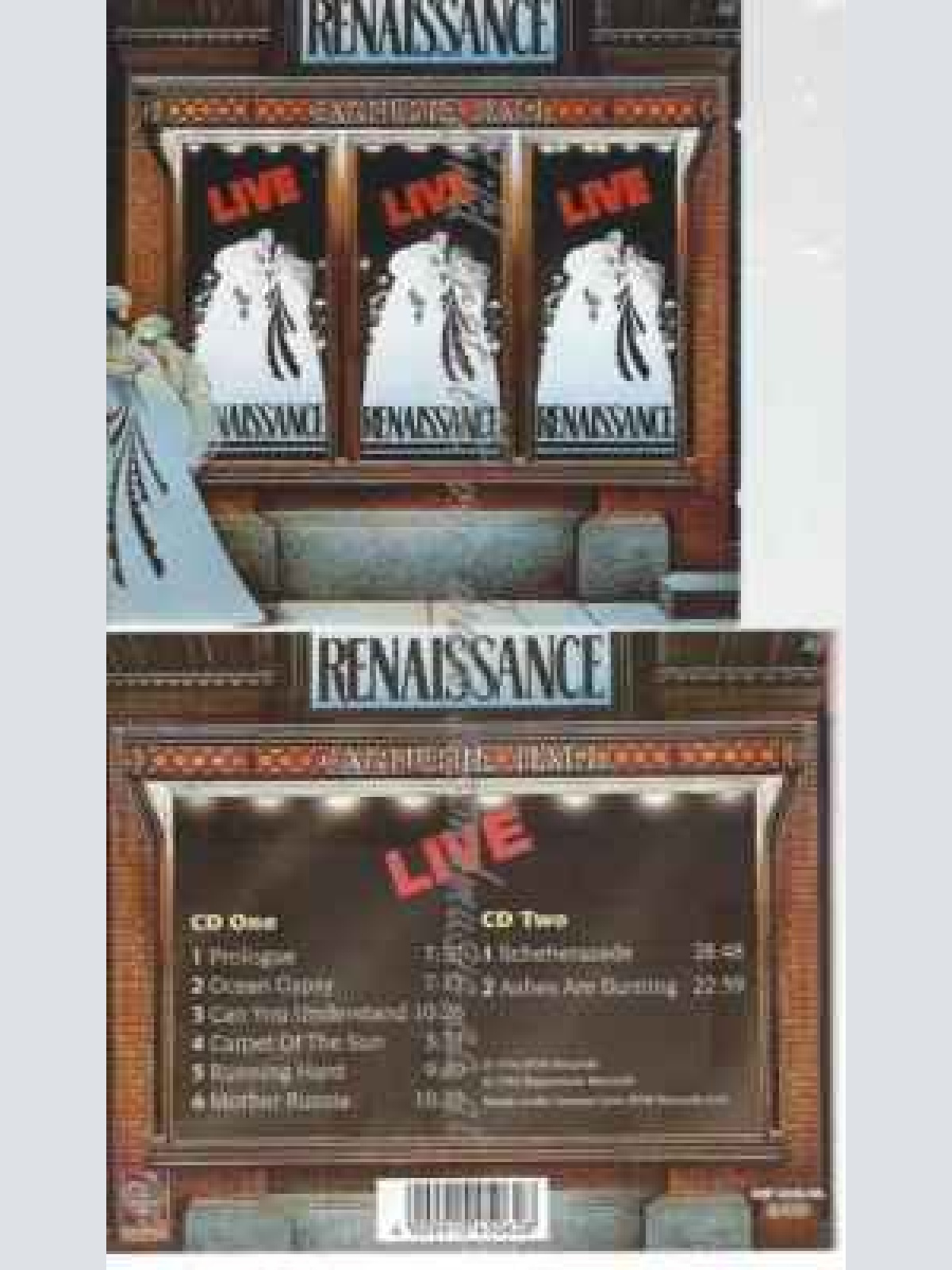 CD--RENAISSANCE | --LIVE IN CARNEGIE HALL