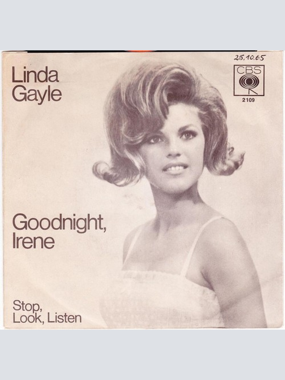 7", Single Linda Gayle - Goodnight, Irene