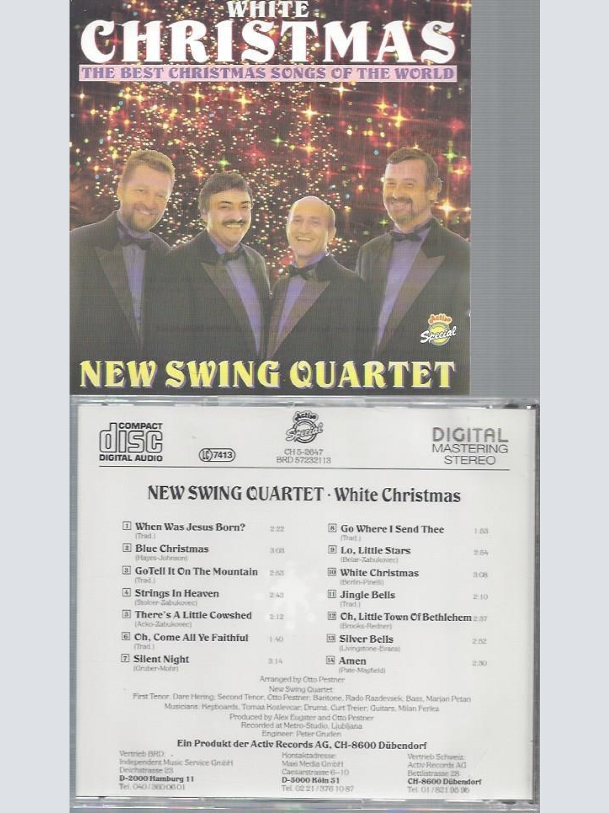 CD--NEW SING QUARTET WHITE CHRISTMAS