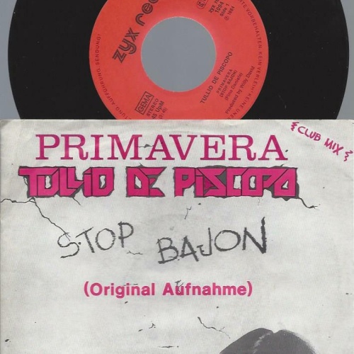 7"    Tullio De Piscopo  Stop Bajon (Club Mix)