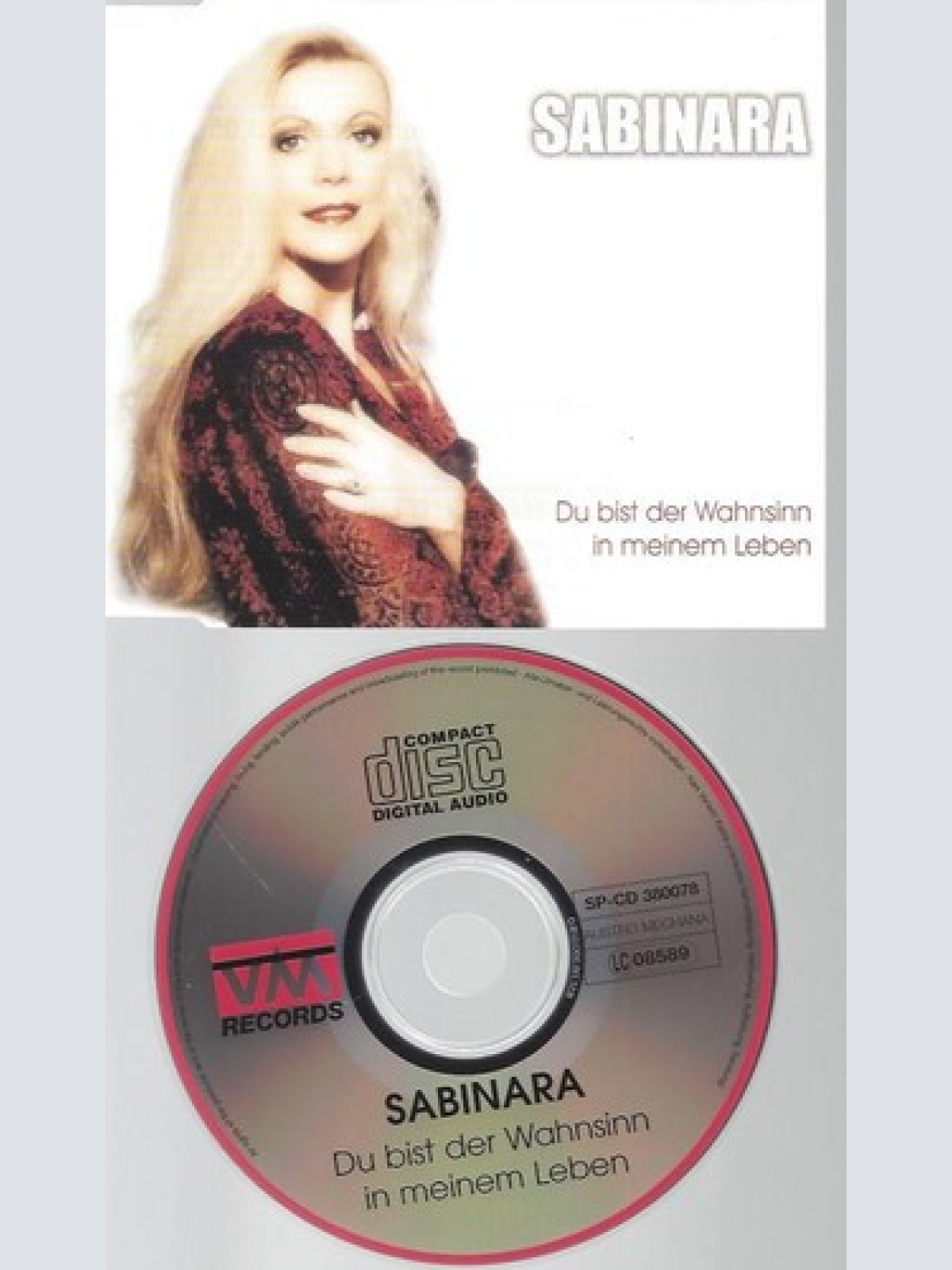 CD Sabrina Du bist der Wahnsinn in meinem Leben
