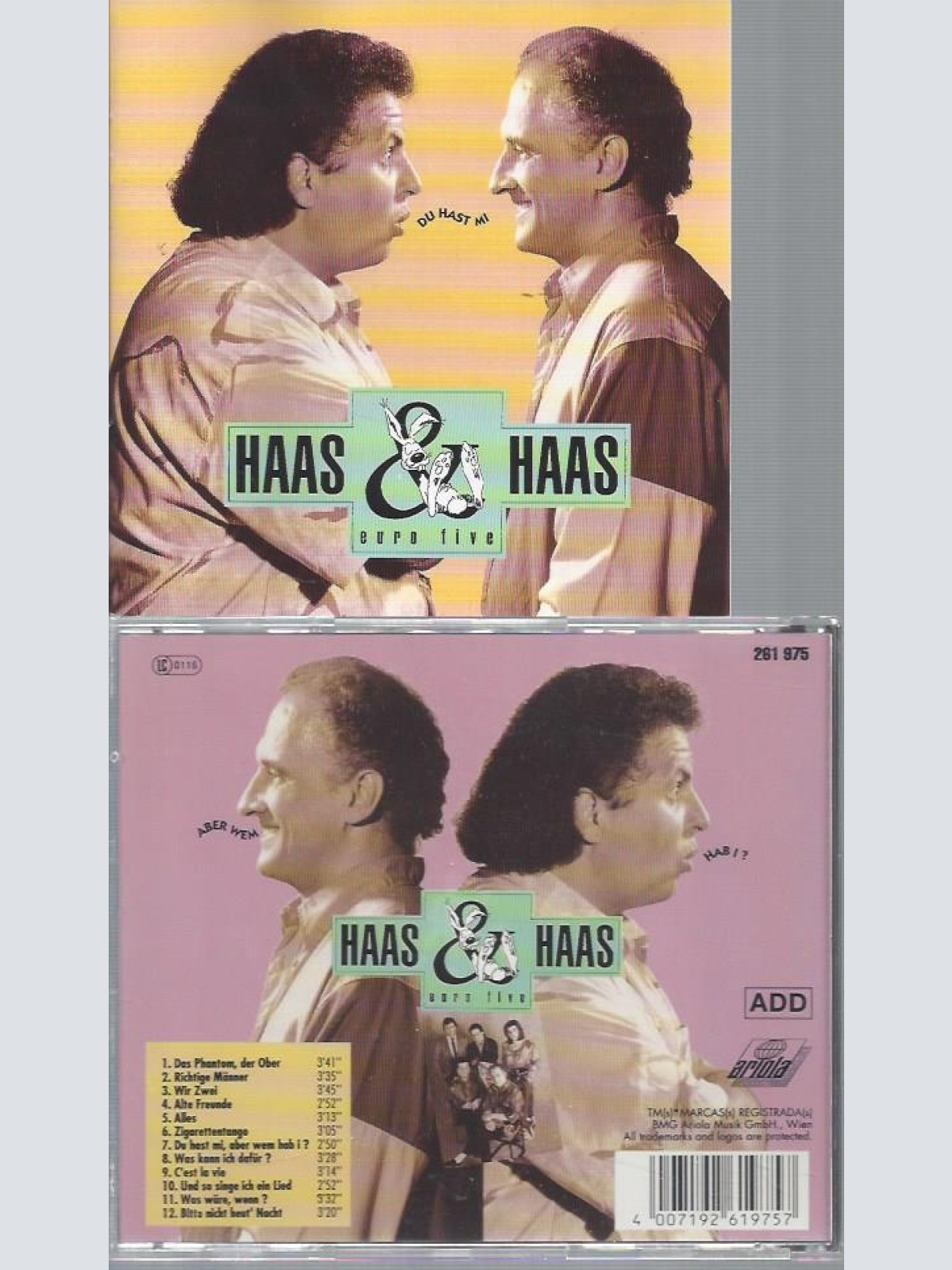 CD--HAAS HASS EURO FIVE // SO IST DAS LEBEN