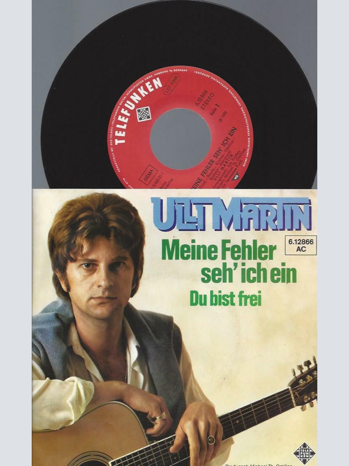 7" Ulli Martin – Meine Fehler Seh' Ich Ein