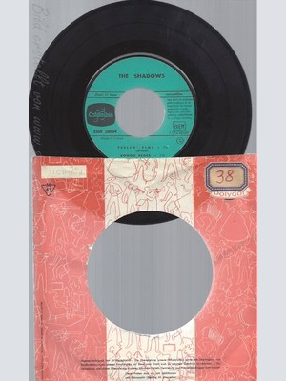 7" EP--THE SHADOWS--DON'T BE A FOOL -CHINCHILLA---ESDF20004-FRANCE