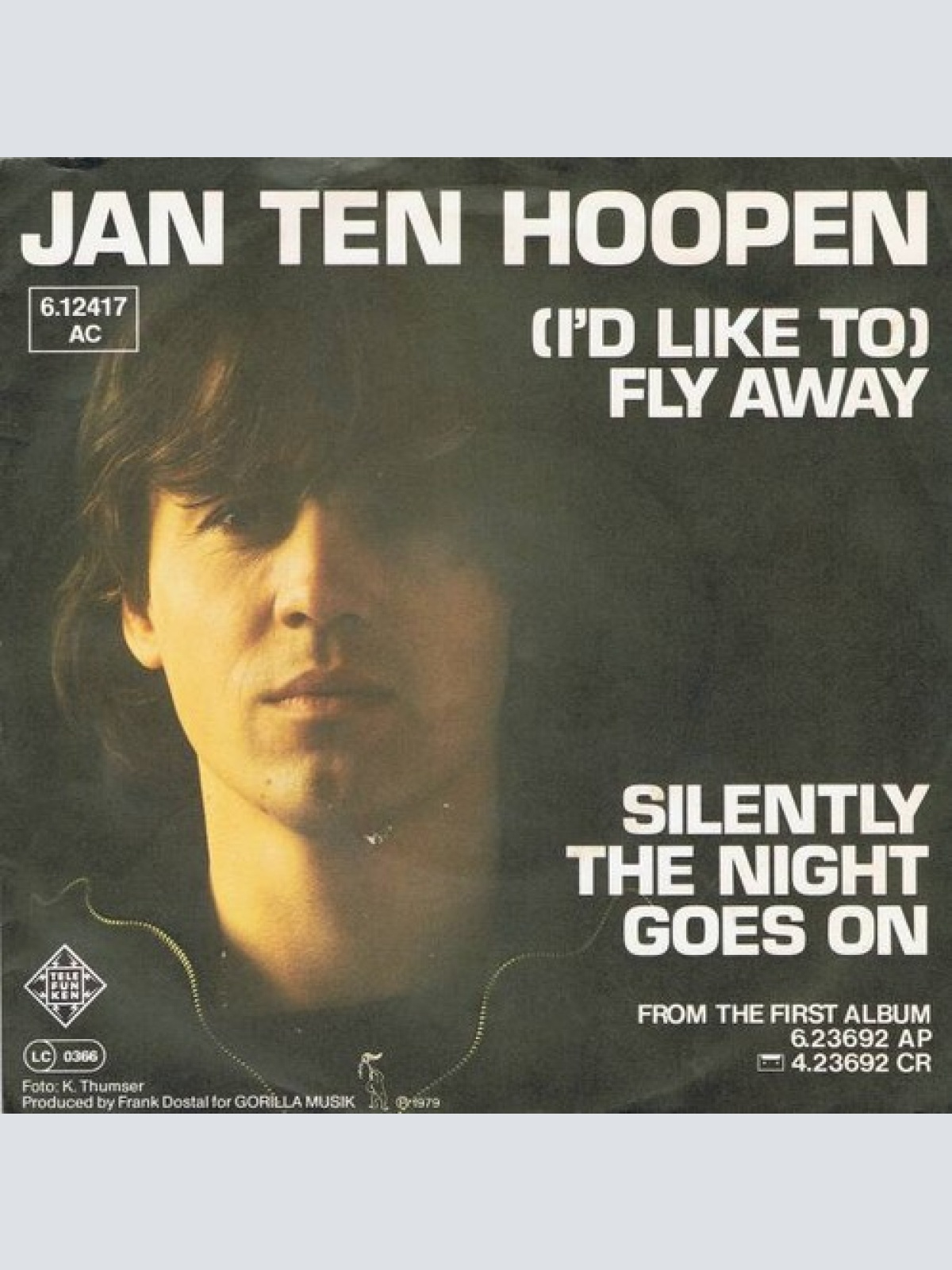 7", Single Jan Ten Hoopen - (I'd Like To) Fly Away