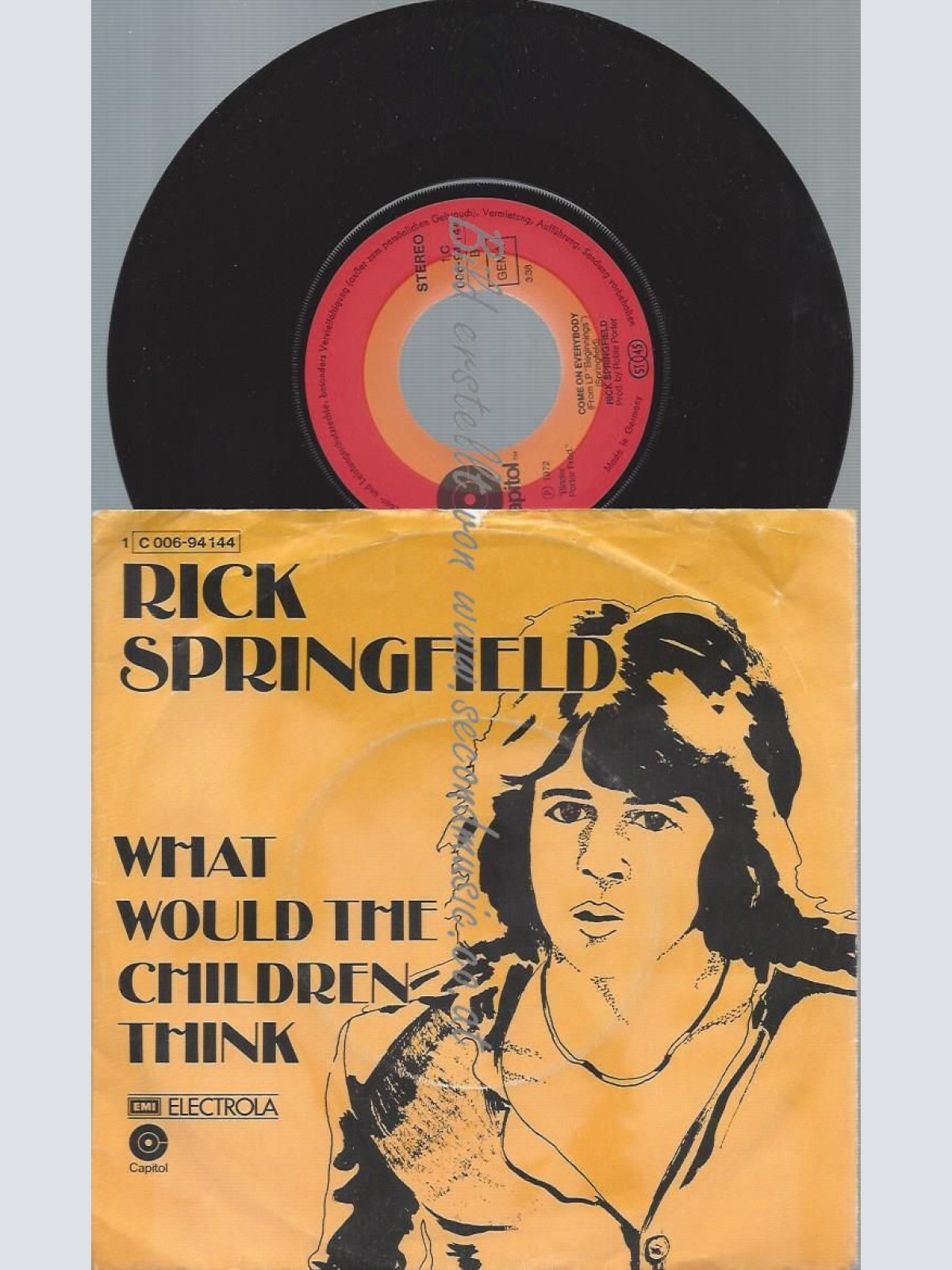 7"    Rick Springfield  What Would The Children Think
