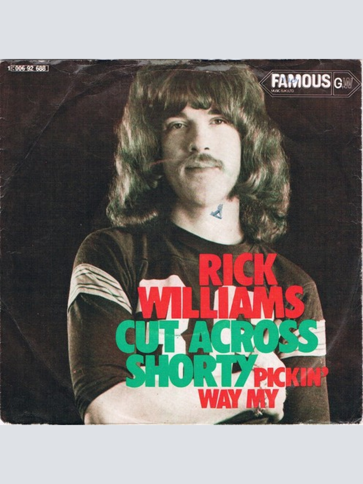 7", Single Rick Williams (5) - Cut Across Shorty