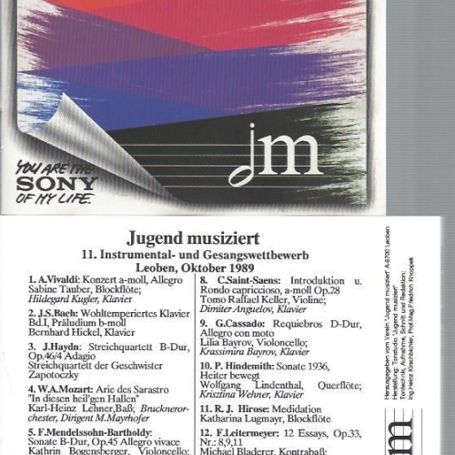 CD-- JUGEND MUSIZIERT 1989