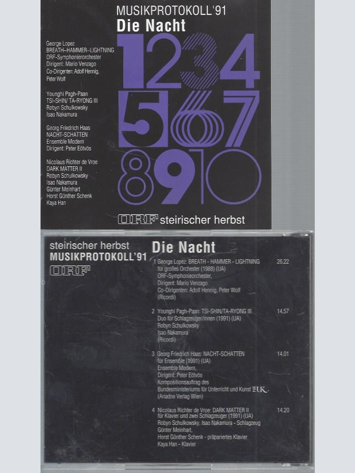 CD--  // MUSIKPROTOKOLL 91 // DIE NACHT