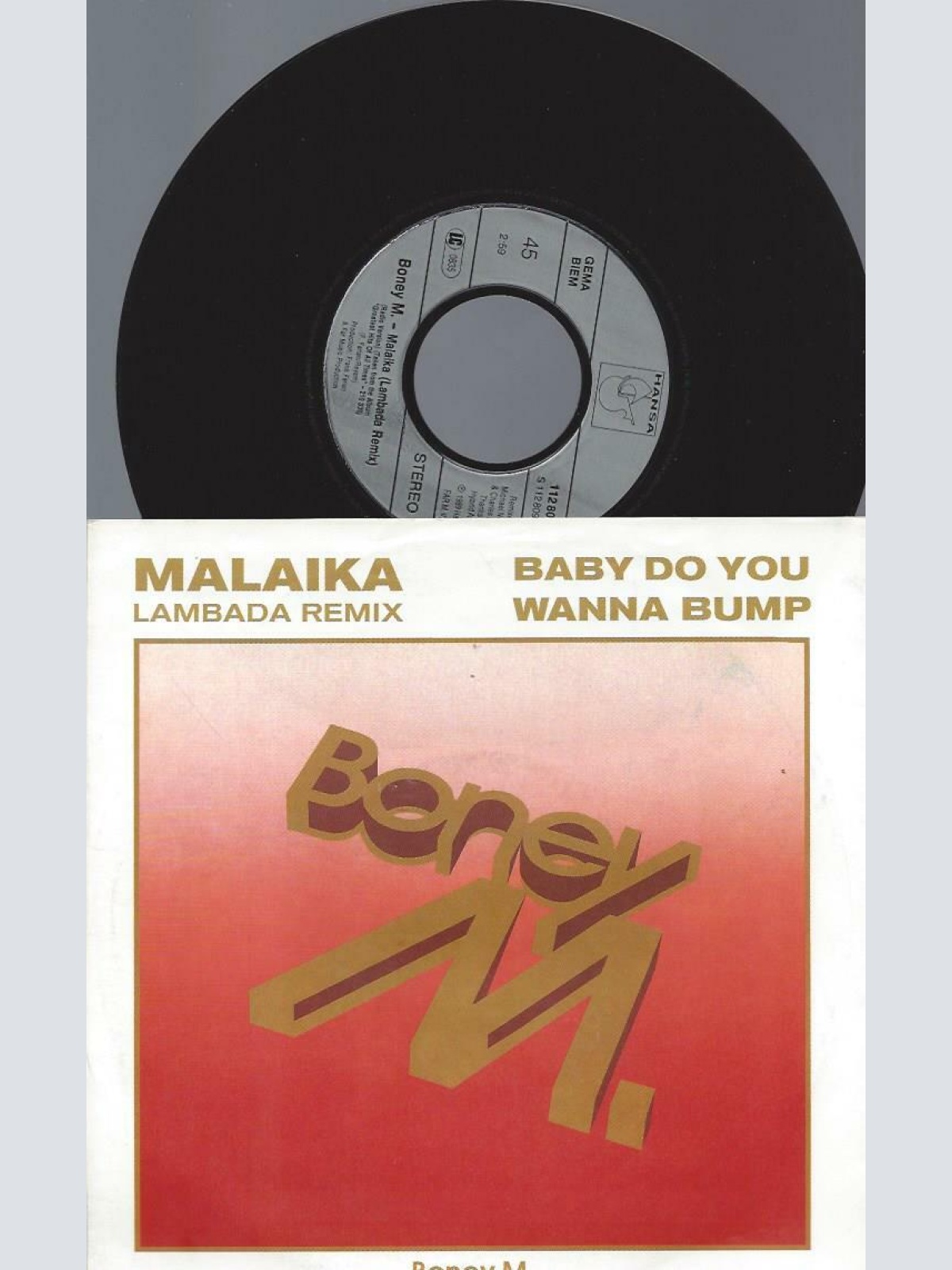 7" Boney M. – Malaika (Lambada Remix)