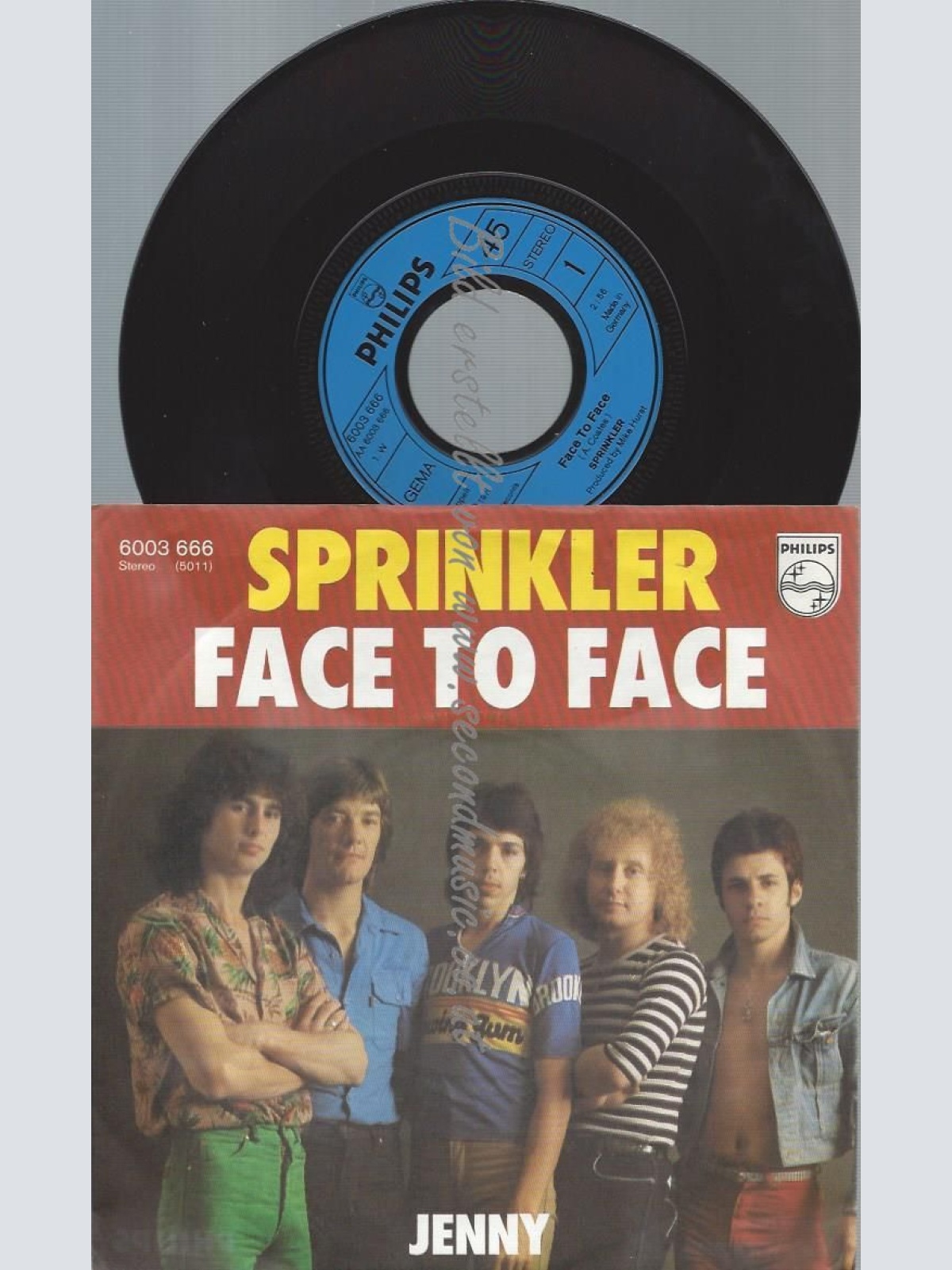 7"  Sprinkler  – Face To Face