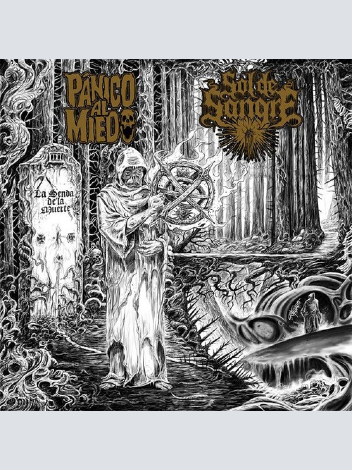 CD, EP, Ltd Sol De Sangre / Pánico Al Miedo - La Senda De La Muerte (A Tribut...