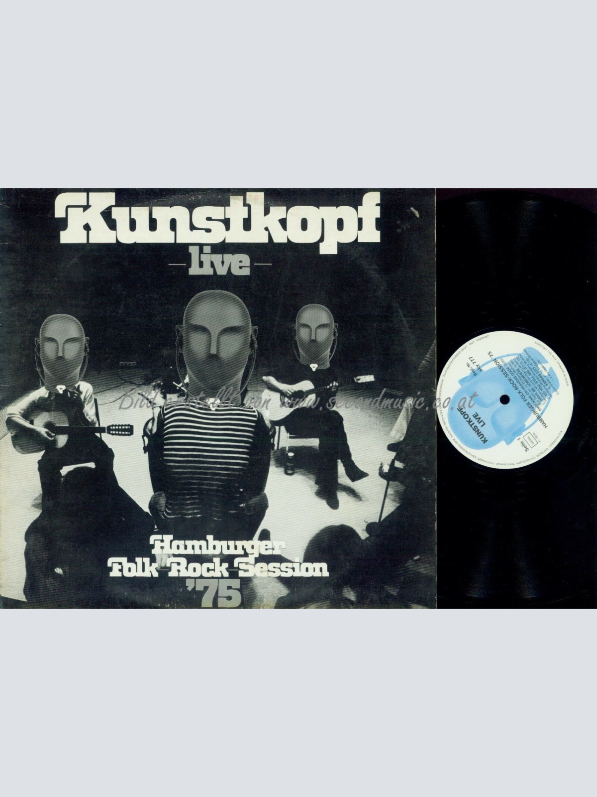 LP--Kunstkopf live (Hamburger Folk-Rock-Session '75)