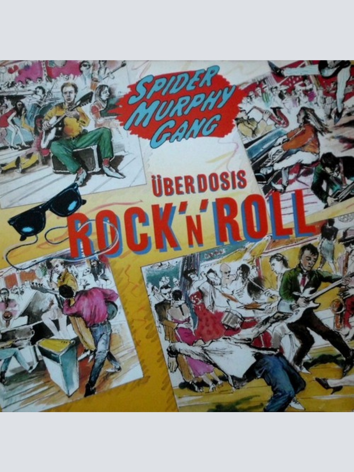 LP, Album Spider Murphy Gang - Überdosis Rock'n'Roll