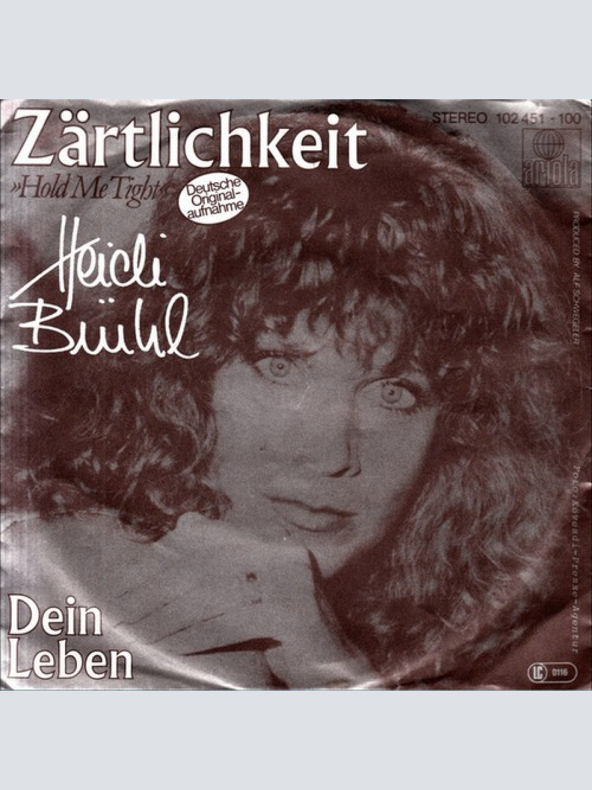 (7", Single) Heidi Brühl - Zärtlichkeit