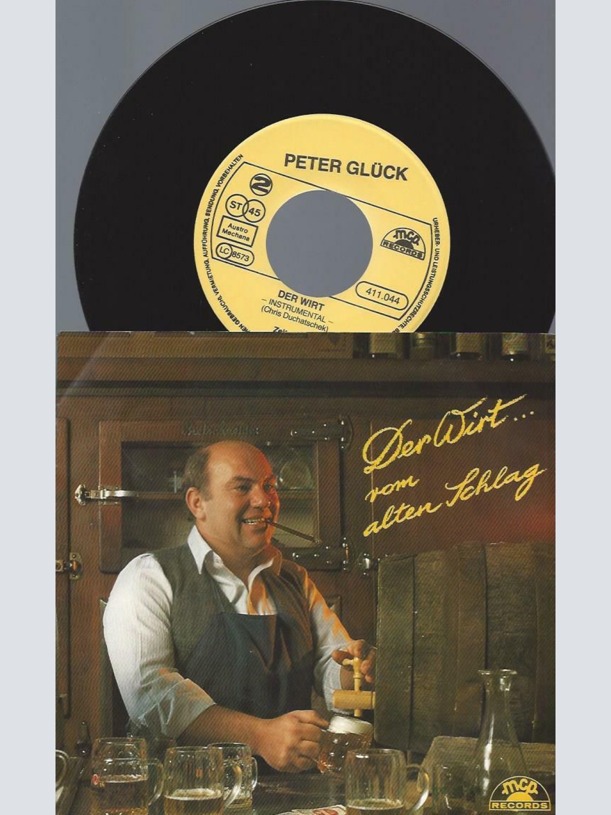 7" Peter Glück – Der Wirt Vom Alten Schlag