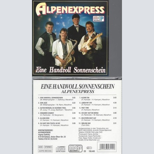 CD   Eine handvoll Sonnenschein Alpenexpress