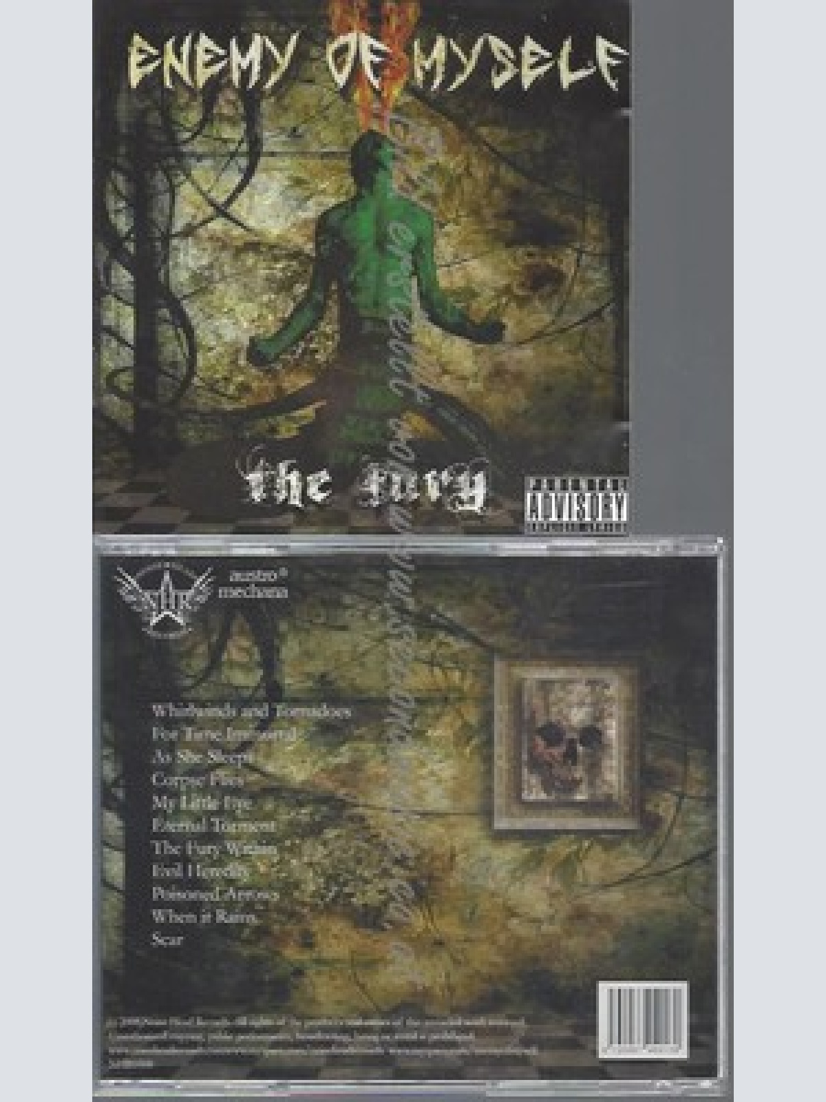 CD--ENEMY OF MYSELF--THE FURY